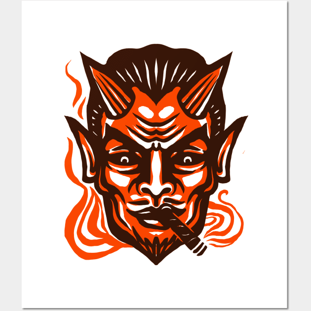 RED SATAN Wall Art by ConradGarner